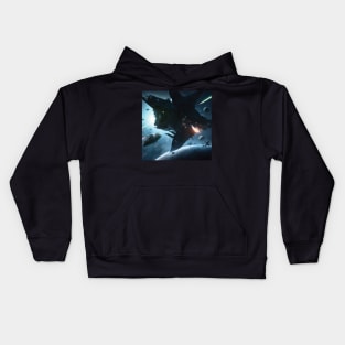 space war Kids Hoodie